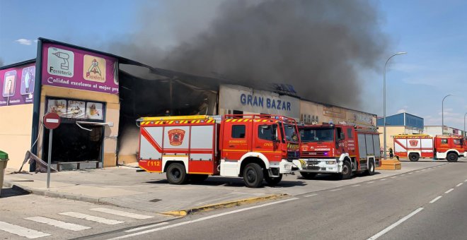 Nuevo incendio en Seseña, la zona industrial vuelve a enfrentarse a las llamas