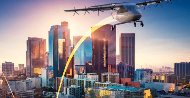 Un avión híbrido eléctrico con tecnología de elevación soplada puede recorrer 800 km con 7 pasajeros