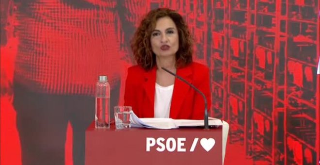 María Jesús Montero anima a "combatir la guerra cultural" de la derecha con la violencia machista