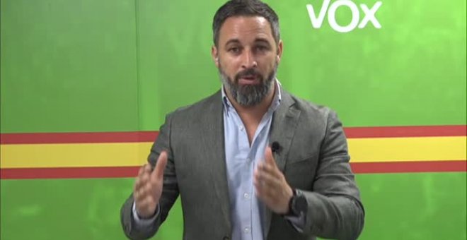 El ultraderechista Abascal asegura que su formación "ni evitó ni buscó" ninguna foto en Colón