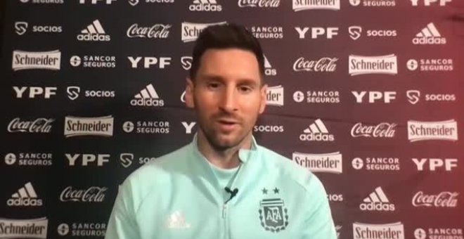 Messi: "Mi mayor sueño es conseguir un título con la selección"