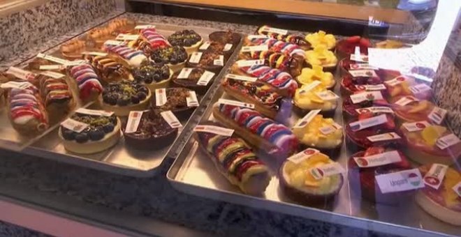 Un panadero francés en Alemania lanza al mercado pasteles y panes de la Eurocopa 2020