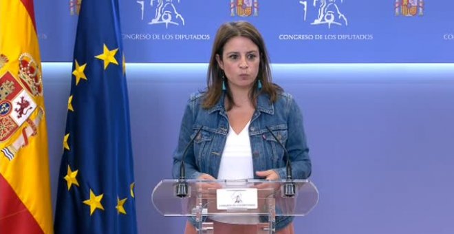 Lastra: "Prefiero un encuentro con Biden que al PP con los pies encima de una mesa y fumando un puro para declarar una guerra ilegal"