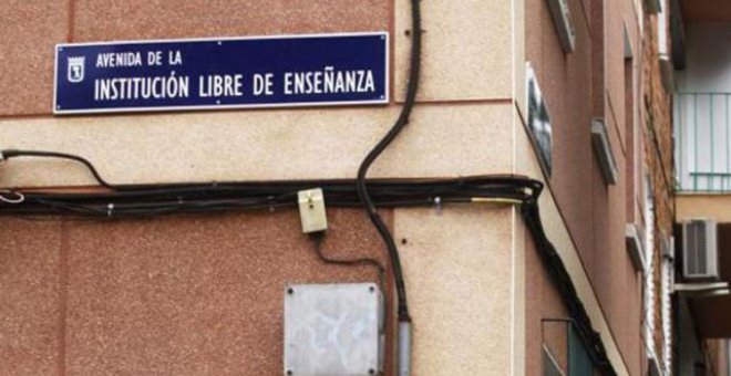 La Institución Libre de Enseñanza se queda sin calle en Madrid