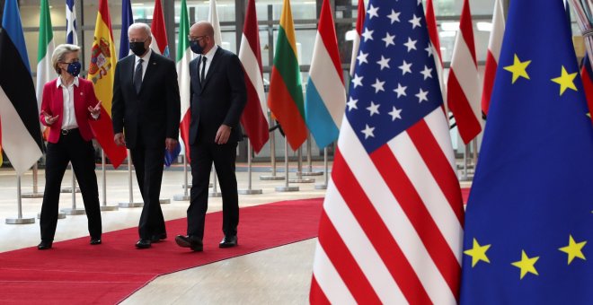Cooperación global y 'America First': las dos caras de la nueva relación UE-EEUU