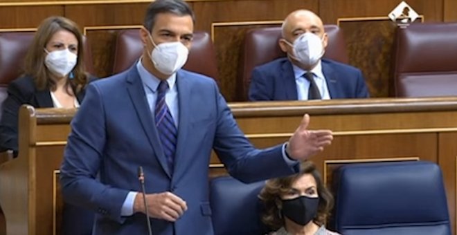 Pedro Sánchez a Pablo Casado: "Mandan a la señora Ayuso a decir incongruencias"