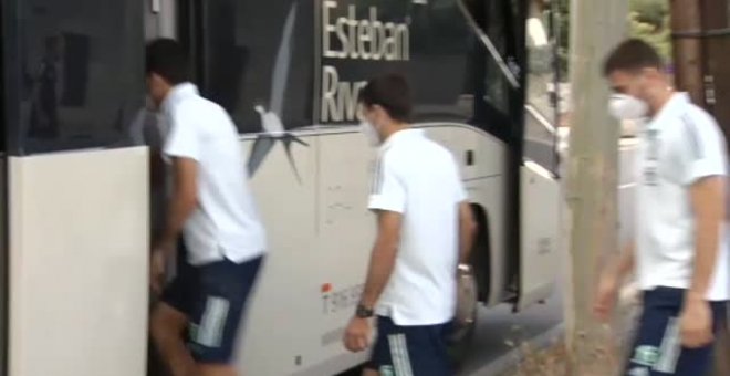 Comida de conjura de la selección en un restaurante de Torrelodones