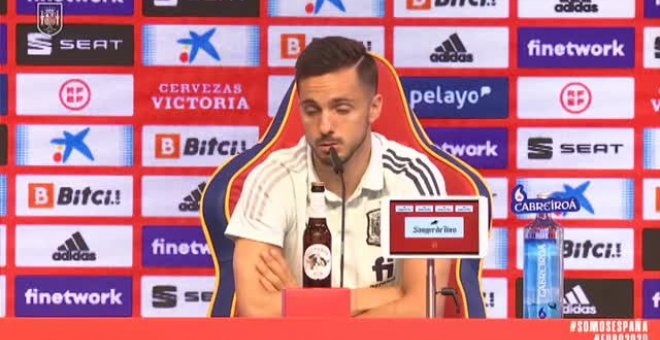 Sarabia sobre Ramos: "Es un referente para la selección y todos los jugadores le deseamos lo mejor"