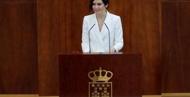 Sigue en directo la segunda sesión del Pleno de investidura de Isabel Díaz Ayuso con la intervención de la oposición
