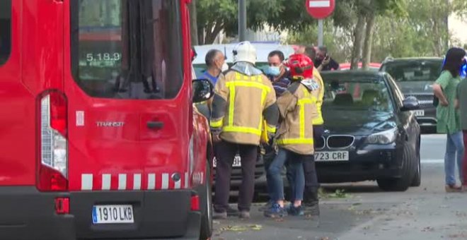 Fallece un bombero durante un incendio en Vilanova i la Geltrú