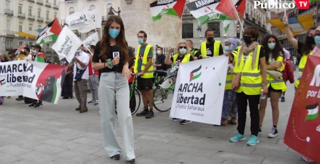 Las marchas por la libertad del pueblo saharaui llegan a Madrid