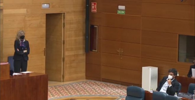 Bronco debate de investidura de Díaz Ayuso en la Asamblea de Madrid