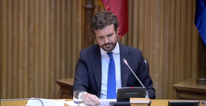 Casado defiende el reencuentro "en la Constitución y en la ley" y habla de "indulto trampa"