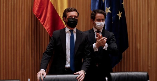 Casado asegura que los indultos anticipan "un cambio de régimen" que "destruye las bases de nuestra democracia"