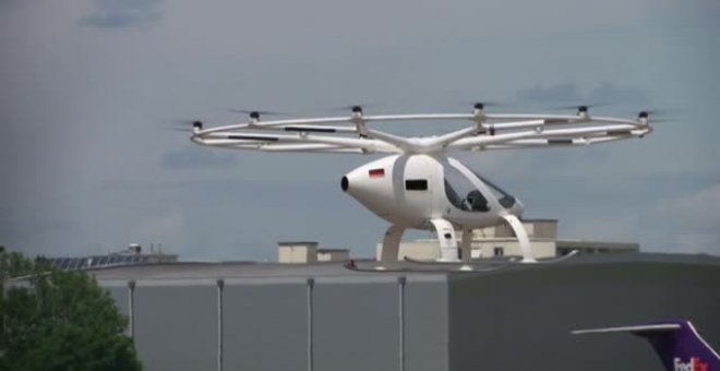 Una empresa alemana realiza su primer vuelo de su taxi aéreo eléctrico en Francia