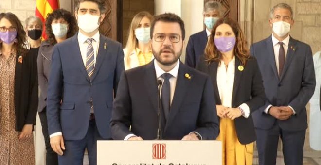 Aragonés sobre los indultos de los presos del procés: "Saldrán con la cabeza alta y las ideas intactas para construir una república catalana"