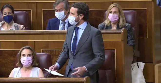 Casado a Sánchez: "Si le queda algo de dignidad, debería dimitir hoy" por el "engaño masivo a los españoles"