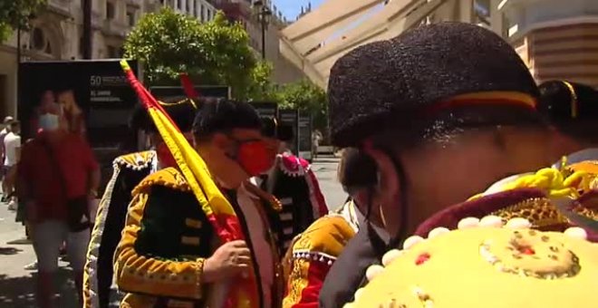 La afición sueña grande en Sevilla