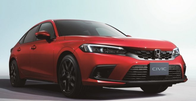 Honda Civic e:HEV: primeras imágenes oficiales del nuevo Honda Civic híbrido