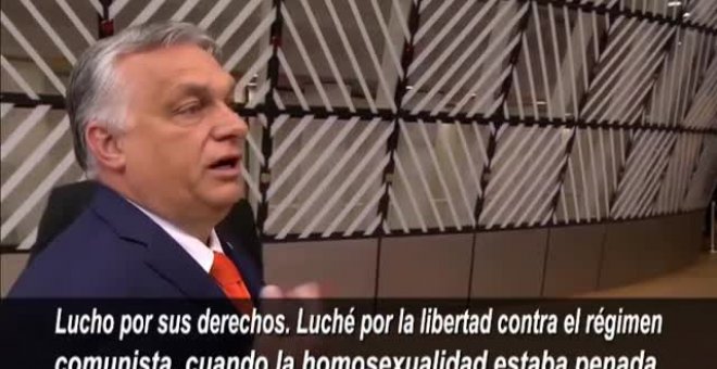 Orbán se proclama "defensor de los derechos de los homosexuales" y niega que la nueva ley húngara sea homófoba