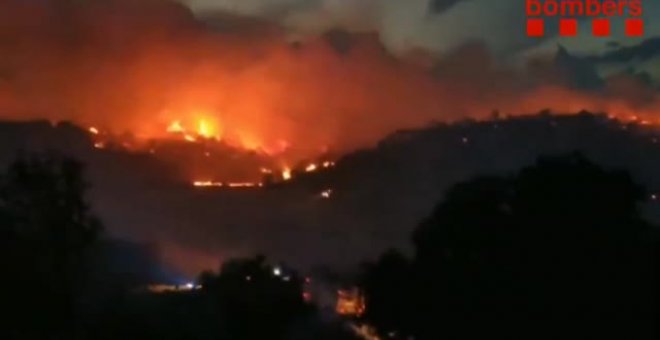 Estabilizado el incendio forestal declarado en Alfarrás (Lleida)