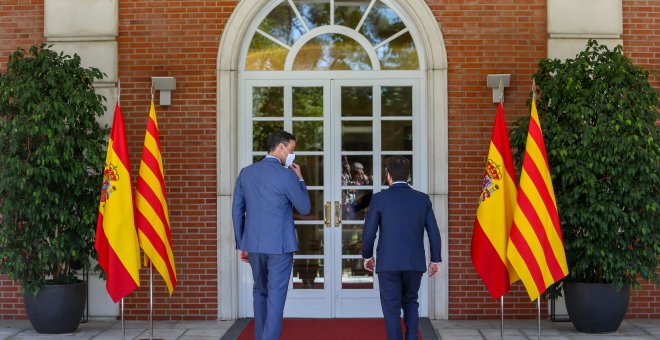 Aragonès buscará apoyo en los comunes para reclamar un referéndum a Sánchez