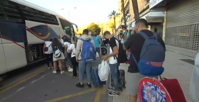 Así está siendo el regreso de los estudiantes de fin de curso en Mallorca