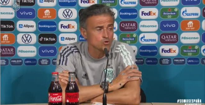 Luis Enrique sobre Suiza: "Va ser muy complicado"