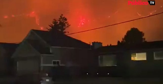 Lytton, el pueblo canadiense de los casi 50º C, en llamas