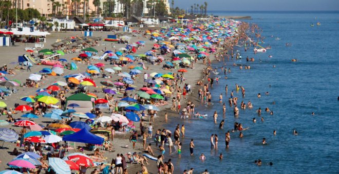 Temperaturas significativamente altas este domingo en la mitad sur del área mediterránea en España