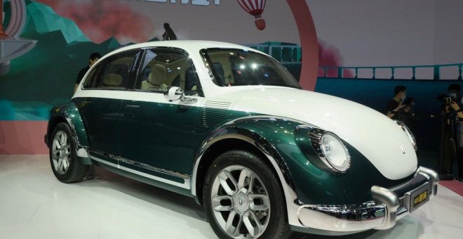 ¿Acto de descaro?: los autores del Beetle eléctrico chino lo han patentado incluso en Europa