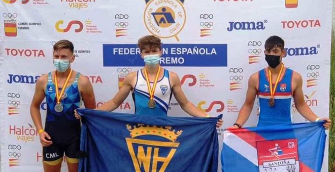 Santoña logra tres medallas en el Campeonato de España de banco móvil