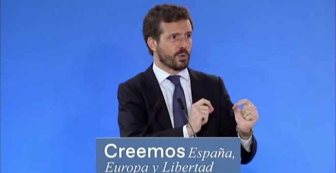 Pablo Casado presenta un plan alternativo económico