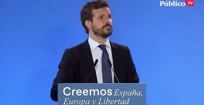 Pablo Casado: "Los fondos no evitan el boquete que ya tenemos"