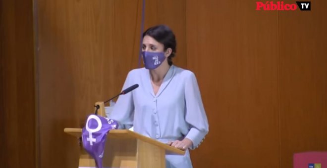 El aplaudido alegato de Irene Montero contra el discurso de odio de la ultraderecha