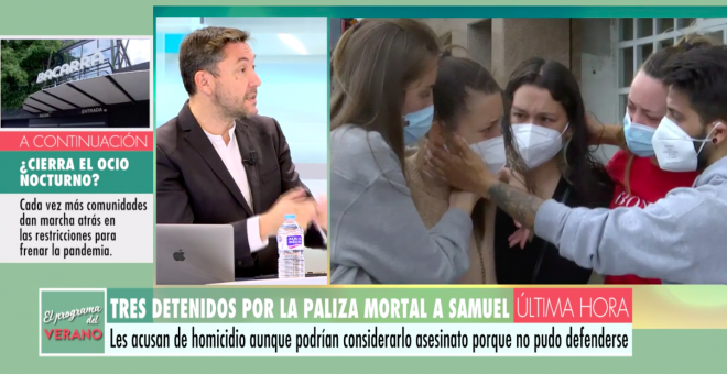Javier Ruiz, despedido de 'El Programa de Ana Rosa' después de su alegato sobre la paliza mortal a Samuel y la homofobia