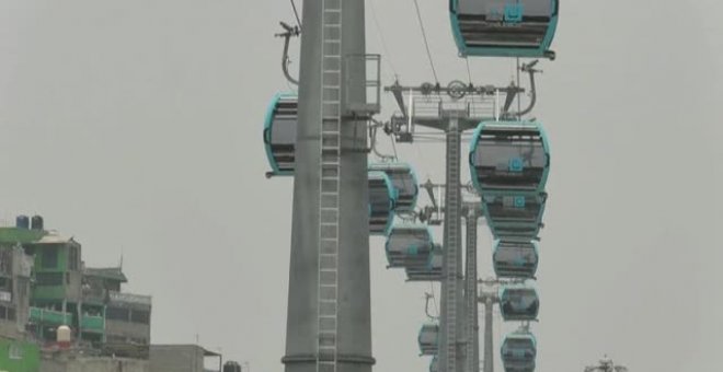 La Ciudad de México inaugura la Línea 1 de su primer teleférico que trasladará a 48.000 pasajeros diarios