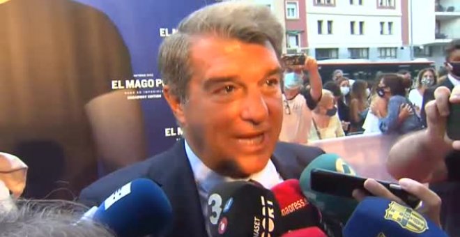 Laporta, sobre la renovación pendiente de Leo Messi: "Progresa adecuadamente"