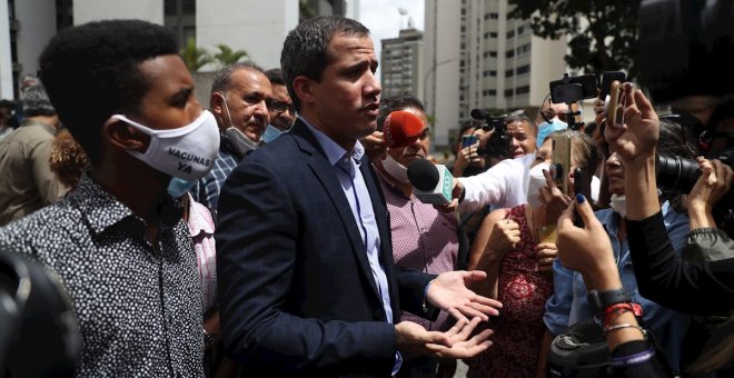 Guaidó sigue libre tras anunciar que la Policía venezolana quería detenerlo