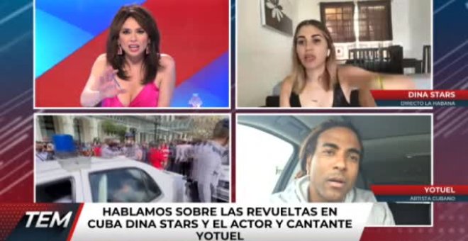 La policía cubana detiene en directo a la youtuber Dina Stars mientras la entrevistan en 'Todo es Mentira'