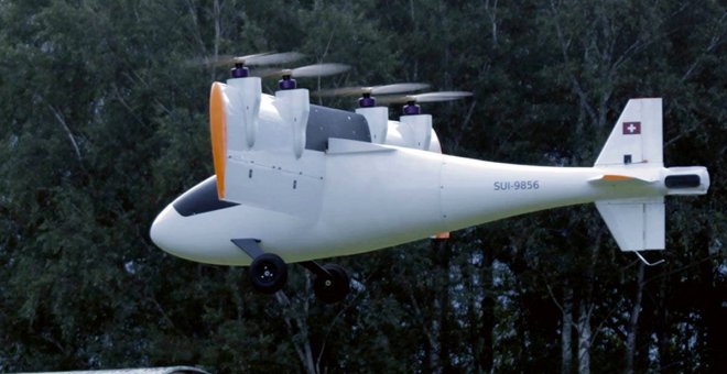 Un avión eléctrico diferente: el proyecto aEro presenta un eVTOL de ala basculante