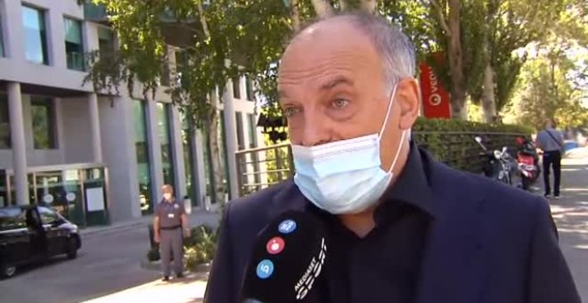 Tebas: "Con Rubiales me sentaré para lo que sea necesario pero desde luego no para cambiar este formato de Liga actual"