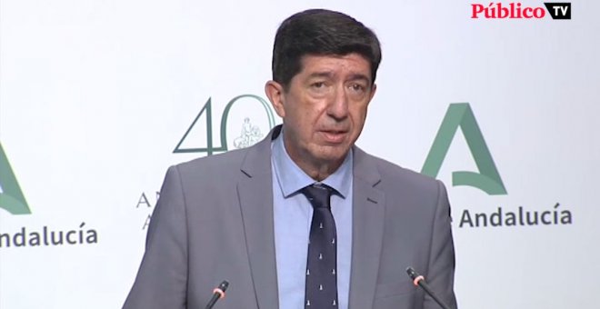 Juan Marín: "El 72%" de los que están en la UCI de hospitales de Andalucía son 'negacionistas' de entre 50 y 60 años"