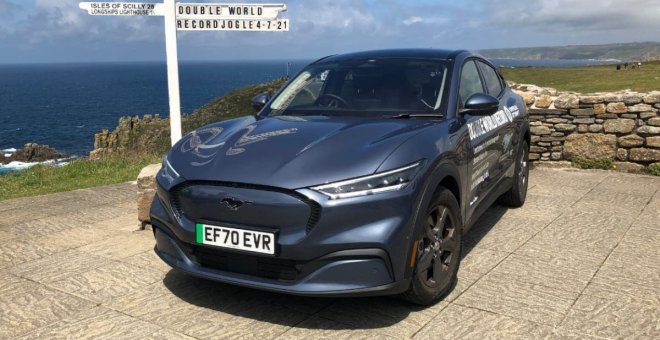 El Ford Mustang Mach-E consigue el Récord Guinness de menor consumo en un coche eléctrico