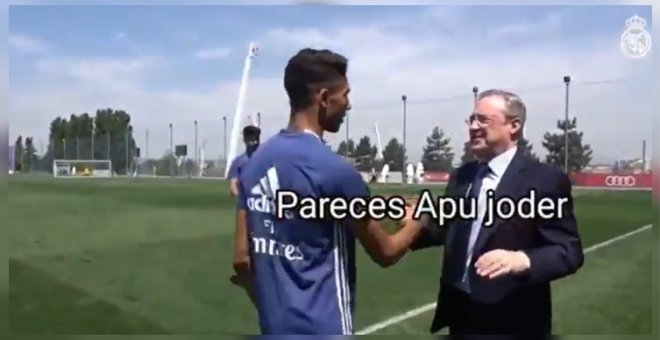 El descacharrante videomontaje en el que Florentino Pérez 'ametralla' con insultos a los jugadores del Real Madrid