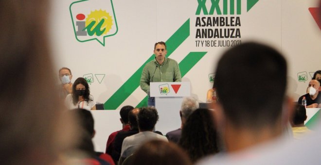 Toni Valero repite al frente de IU en Andalucía e insta a proteger a la clase trabajadora frente a los abusos del capital