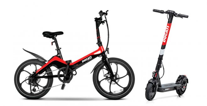 Ducati aumenta su oferta de vehículos eléctricos con el patinete Pro-II y la bicicleta MG-20
