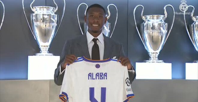 Alaba, presentado como nuevo jugador del Real Madrid