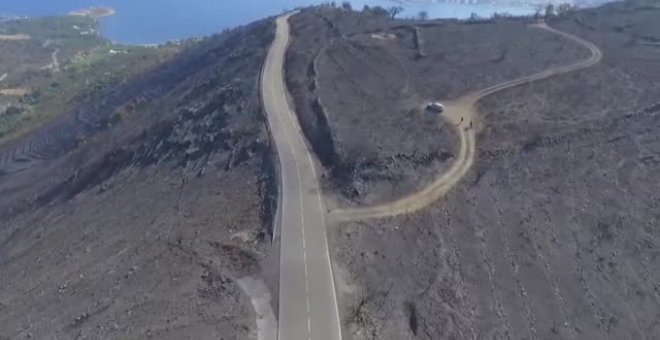 Así ha quedado el Parque natural del Cap de Creus por culpa de una colilla