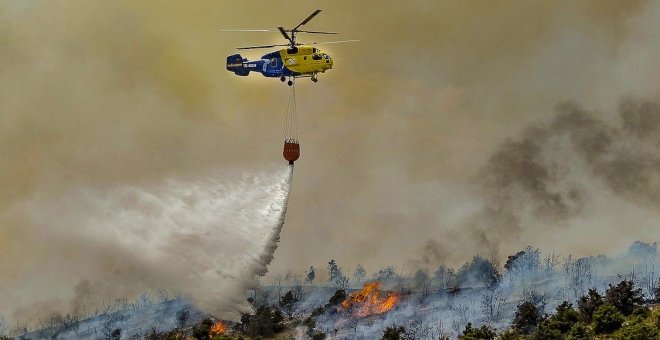Los 'pilotos del fuego' contra los incendios forestales